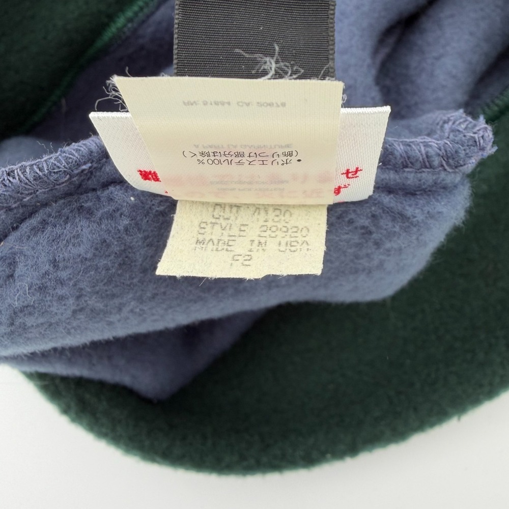 Vintage Patagonia Fleece Beanie Mens Large Blue Green USA 90s Synchilla - Picture 4 of 5